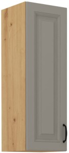 Horní skříňka do kuchyně STILO 40 G-90 1F Hlína šedý/Dub Artisan