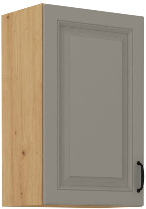 Horní skříňka do kuchyně STILO 45 G-72 1F Hlína šedý/Dub Artisan