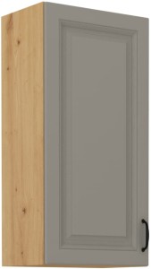 Horní skříňka do kuchyně STILO 45 G-90 1F Hlína šedý/Dub Artisan