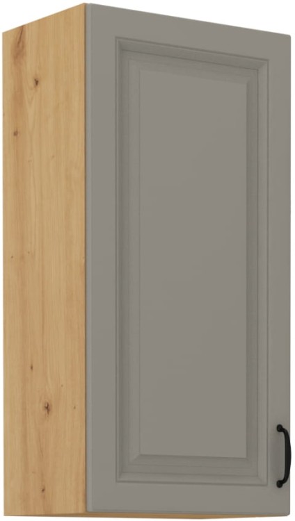 Horní skříňka do kuchyně STILO 45 G-90 1F Hlína šedý/Dub Artisan