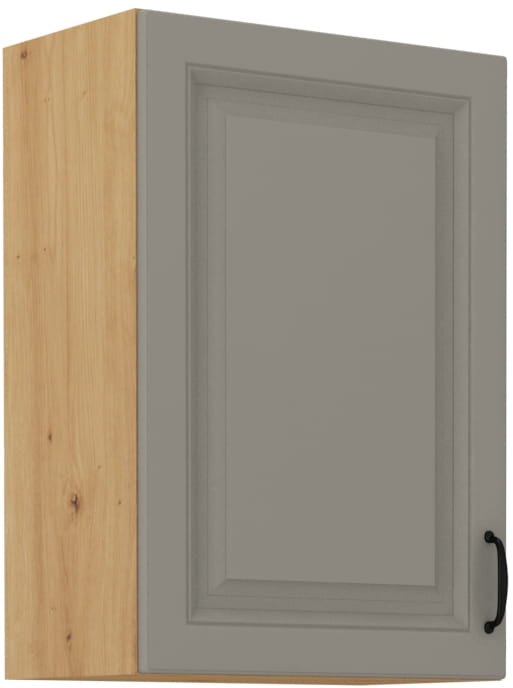 Horní skříňka do kuchyně STILO 50 G-72 1F Hlína šedý/Dub Artisan