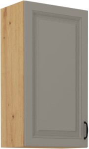 Horní skříňka do kuchyně STILO 50 G-90 1F Hlína šedý/Dub Artisan