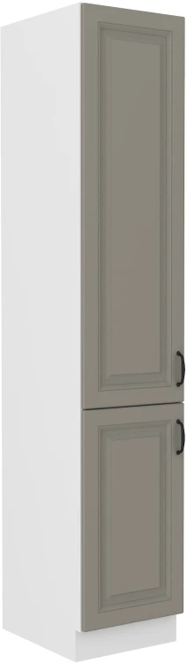 Komínová skříňka do kuchyně STILO 40 DK-210 2 F Hliněná šedá/bílá