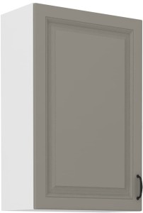 Horní skříňka do kuchyně STILO 60 G-90 1F hliněná šedá/bílá