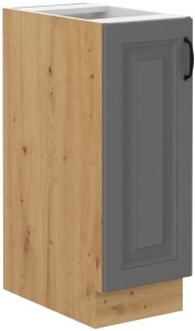 Skříňka do kuchyně se zásuvkou STILO 30 D CARGO šedý/Dub Artisan