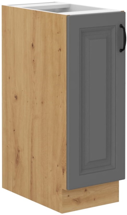 Skříňka do kuchyně se zásuvkou STILO 30 D CARGO šedý/Dub Artisan
