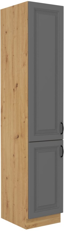 Komínová skříňka do kuchyně STILO 40 DK-210 2 F šedý/Dub Artisan