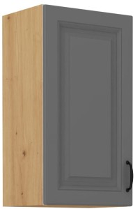 Horní skříňka do kuchyně STILO 40 G-72 1F šedý/Dub Artisan