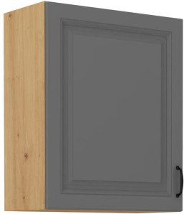 Horní skříňka do kuchyně STILO 60 G-72 1F šedý/Dub Artisan