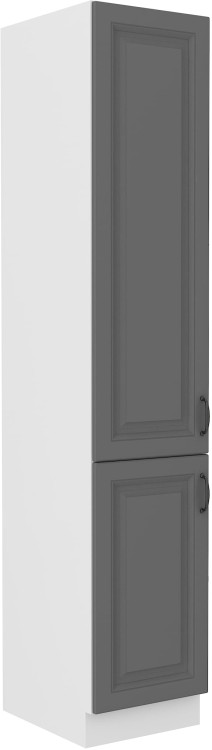 Komínová skříňka do kuchyně STILO 40 DK-210 2 F šedá/bílá