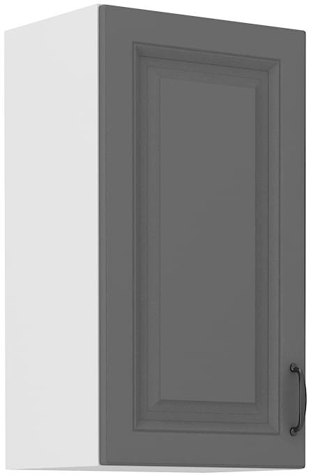 Horní skříňka do kuchyně STILO 40 G-72 1F šedá/bílá