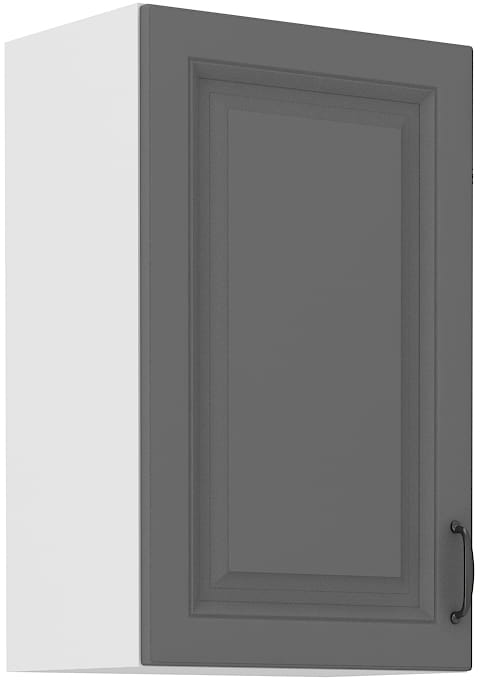 Horní skříňka do kuchyně STILO 45 G-72 1F šedá/bílá