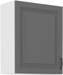 Horní skříňka do kuchyně STILO 60 G-72 1F šedá/bílá
