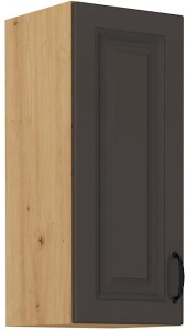 Horní skříňka do kuchyně STILO 30 G-72 1F Graphite/Artisan