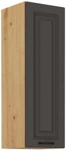 Horní skříňka do kuchyně STILO 30 G-90 1F Graphite/Artisan