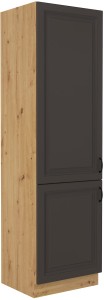 Komínová skříňka do kuchyně STILO 60 DK-210 2 F Graphite/Artisan