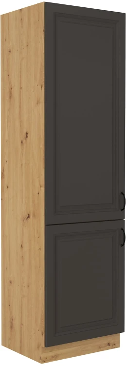 Komínová skříňka do kuchyně STILO 60 DK-210 2 F Graphite/Artisan