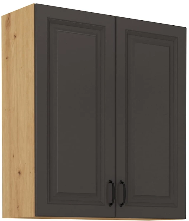 Horní skříňka do kuchyně STILO 80 G-90 2F Graphite/Artisan