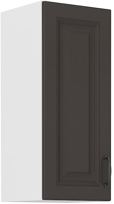Horní skříňka do kuchyně STILO 30 G-72 1F Grafitová/bílá