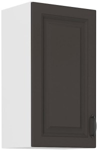 Horní skříňka do kuchyně STILO 40 G-72 1F Grafitová/bílá