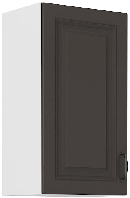 Horní skříňka do kuchyně STILO 40 G-72 1F Grafitová/bílá