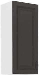 Horní skříňka do kuchyně STILO 40 G-90 1F Grafitová/bílá