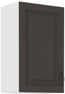 Horní skříňka do kuchyně STILO 45 G-72 1F Grafitová/bílá