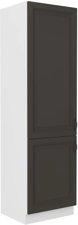 Komínová skříňka do kuchyně STILO 60 DK-210 2 F Grafitová/bílá
