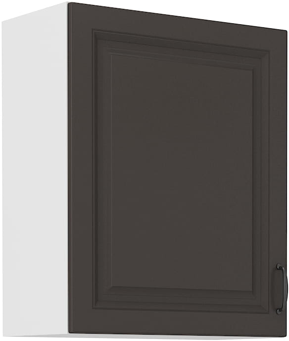 Horní skříňka do kuchyně STILO 60 G-72 1F Grafitová/bílá