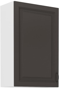 Horní skříňka do kuchyně STILO 60 G-90 1F Grafitová/bílá