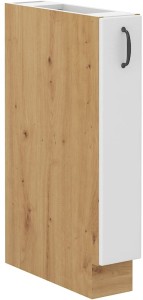 Skříňka do kuchyně se zásuvkou STILO 15 D CARGO Bílý/Dub Artisan