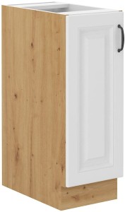 Skříňka do kuchyně se zásuvkou STILO 30 D CARGO Bílý/Dub Artisan