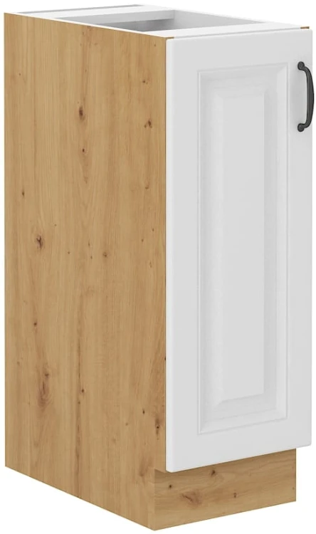 Skříňka do kuchyně se zásuvkou STILO 30 D CARGO Bílý/Dub Artisan