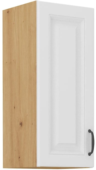 Horní skříňka do kuchyně STILO 30 G-72 1F bílá/dub Artisan