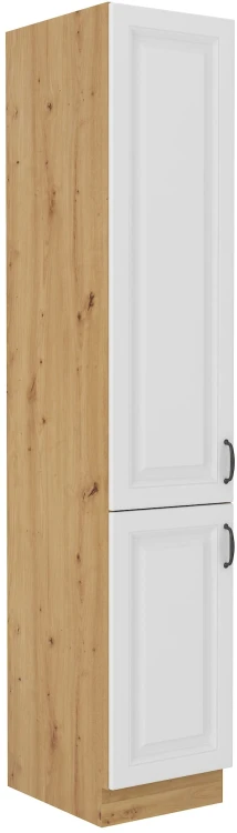 Komínová skříňka do kuchyně STILO 40 DK-210 2 F bílá/dub Artisan