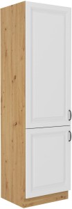 Komínová skříňka do kuchyně STILO 60 DK-210 2 F bílá/dub Artisan
