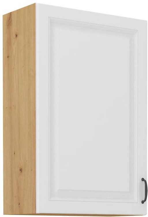 Horní skříňka do kuchyně STILO 60 G-90 1F bílá/dub Artisan