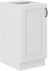 Stojící skříňka do kuchyně STILO 40 D 1F bílá/bílá