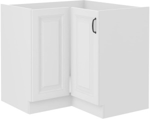 Skříňka do rohové kuchyně STILO 89x89 DN 1F bílá/bílá
