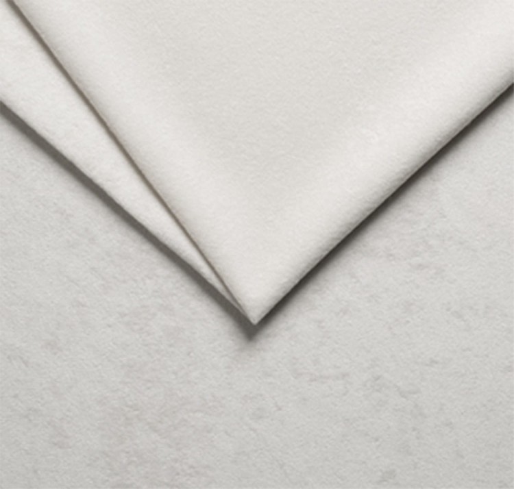 Tkanina Suedine 72 Bílý