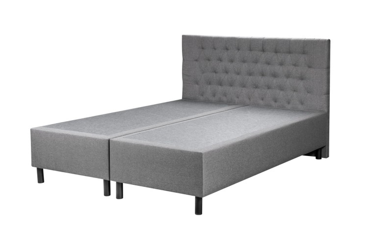 Hotelová postel BOX 30 s kloubovým čelem 180x200 šedá