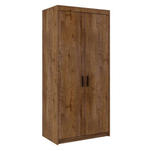 Dvoudveřová šatní skříň s nástavcem Elena Dub Lefkas
