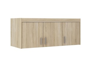 Třídveřová šatní skříň Elena 3D SO03 s nástavcem NAEL SO03 dub Sonoma