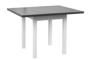 Stůl se 4 židlemi L002 Bílá/Grafitová