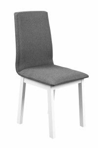 Stůl se 4 židlemi L002 Bílá/Grafitová