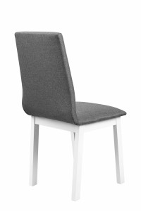 Stůl se 4 židlemi L002 Bílá/Grafitová