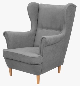 Skandinávská nábytková sestava pohovka s křeslem šedý