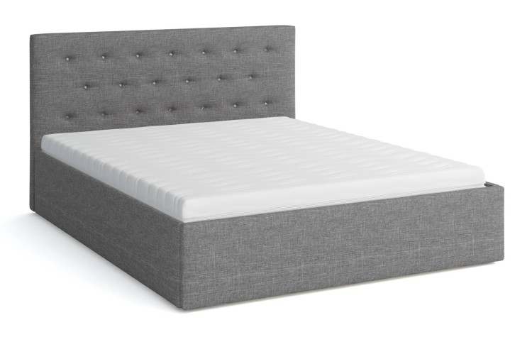 Čalouněná postel s matrací 160x200 Star Šedá