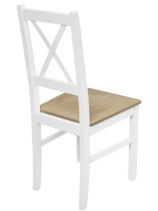 Sada stolu se 2 židlemi X001 Bílý/dub Grandson