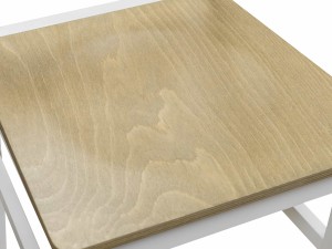 Sada stolu se 2 židlemi X001 Bílý/dub Grandson